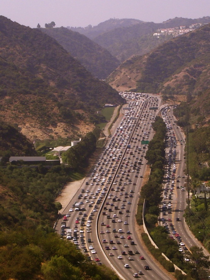 Traffic on the 405