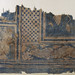 Frammento di tessuto, dea con cornucopia Cotone tinto a riserva; h. 48 x 85 cm Niya; I-IV secolo Museo della regione autonoma uigura dello Xinjiang, rmqi, Repubblica Popolare Cinese