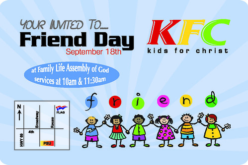 KFC Invite Cards - Friend Day