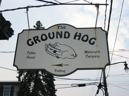 Ground Hog coffee house and motorcyle company in Wappinger Falls