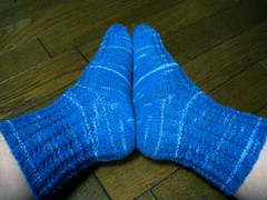 My First Magic Loop Socks: One sock at a time