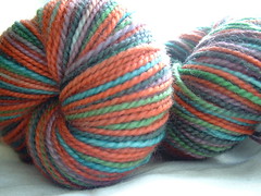 Handdyed sock yarn
