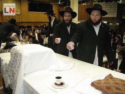 Chabad - they better not push the cups might tip