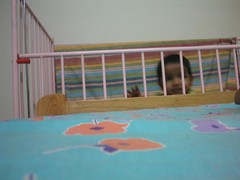 Hiding in the cot