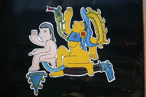 Aztec mural,  Jinotega