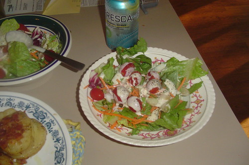 Bag Salad and Fresca