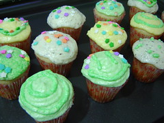 Vanilla Cupcakes - by my Sister