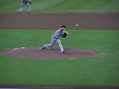 Nolasco pitches in the second inning