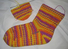 Crochet Socks in Progress