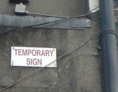 Temporary Sign