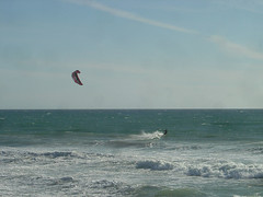 Scotts Creek Beach - Kite Surfer