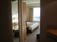 our hotel room as we enter