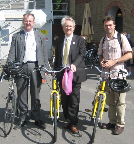 Three Lilb Dem MPs on Cycle Ride