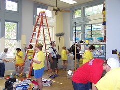Volunteer Librarians at Work