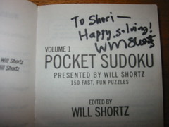 Will Shortz's autograph!