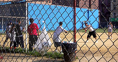 Kids Playing Baseball in Harlem