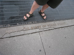 This is the start of Yonge Street