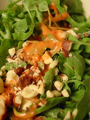 Arugula Salad with Strawberry Vinaigrette