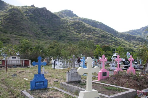 colorful crosses, Cemetary, Jinotega