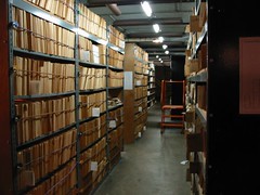 The Paramount Theatre Music Library stacks