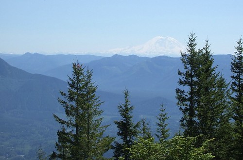 View of Mount Rainer from Mount Si