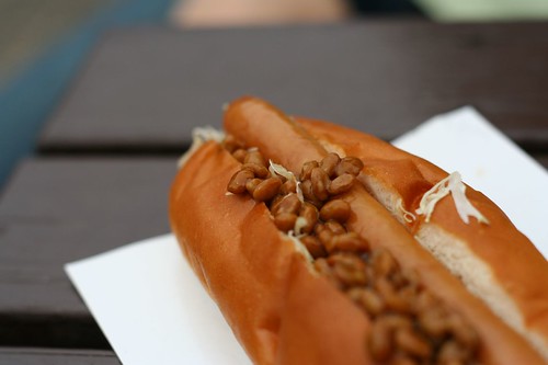 Natto hot dog