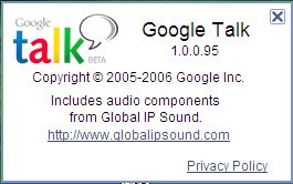 Google Talk (About)