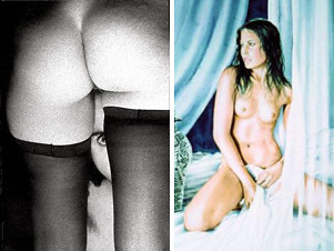 el ojo y el culo foto - erotica de Ralph Gibson Y chica desnuda y erótica en acuarela