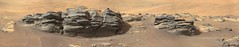 Rock formations on Mars