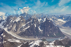 Denali Flyover with View of Ruth Glacier