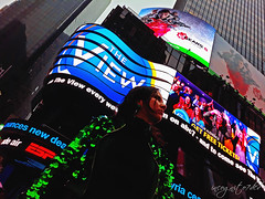 Times Square News Midtown Manhattan New York City NY