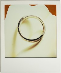 Heart ring shadow| Polaroid Macro 5 SLR / Color i-Type Film