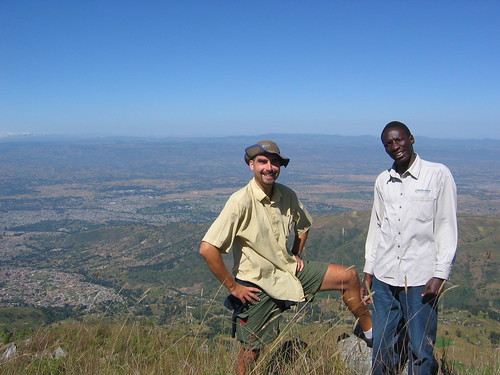 Lusaka peak with Felix