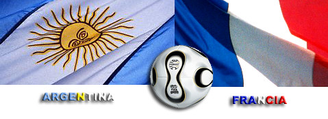 Bandera Francia y Argentina