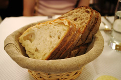 complimentary bread basket