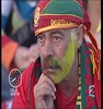 The sorrow of a Portugaise supporter