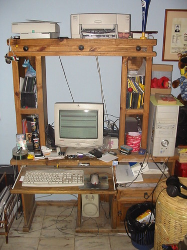 my (messy) desk