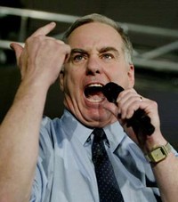 Howard Dean without GOP added Hitler mustache