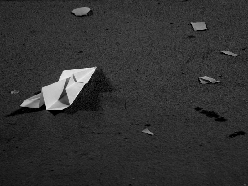 Paper Airplane Wreckage