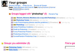 Flickr Groups Organiser