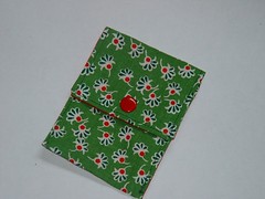 floral card case