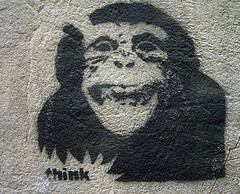 Monkey Think Graffitti art