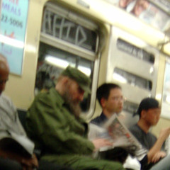 Fidel en el Metro