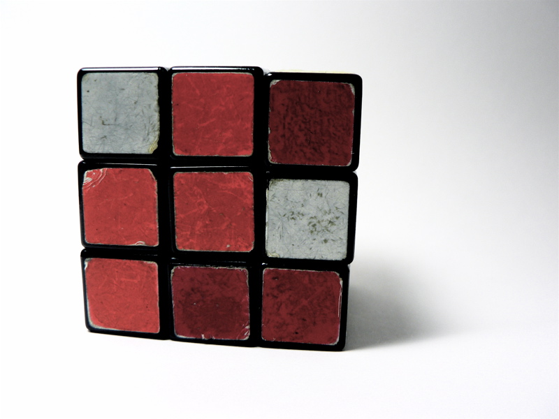 Worn Out, Used Rubic's Cube