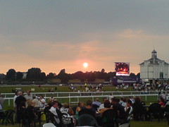 Sunset at the races