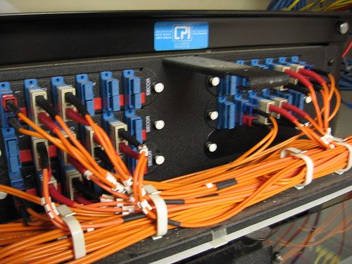 central fiber patch in data center