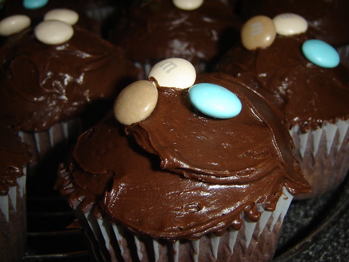 M&M cupcakes