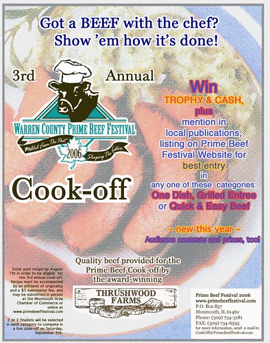 Poster: 2006 Prime Beef Festival Cook-off