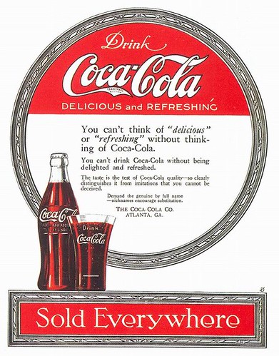 Coca-Cola ad, 1919