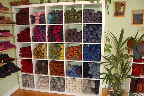 Lots of colorful wool